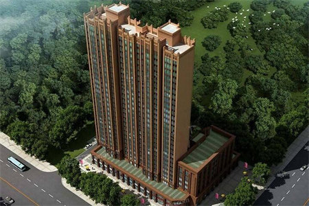 裕丰家园四楼101平三室精装带车库86万可按揭